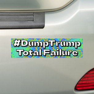 #DumpTrump Total Failure Bumper Sticker