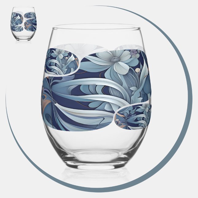 Dumuzi Stemless Wine Glass (Dumuzi Stemless Wine Glass (Front & Left)
)