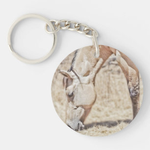 Dun Horse  - Circle (single-sided) Key Ring