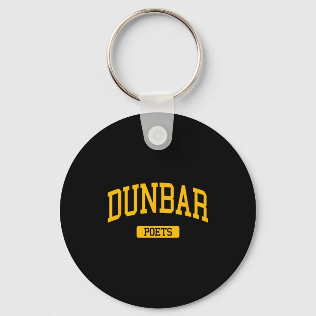 Dunbar High School Hs Baltimore Key Ring (Front)