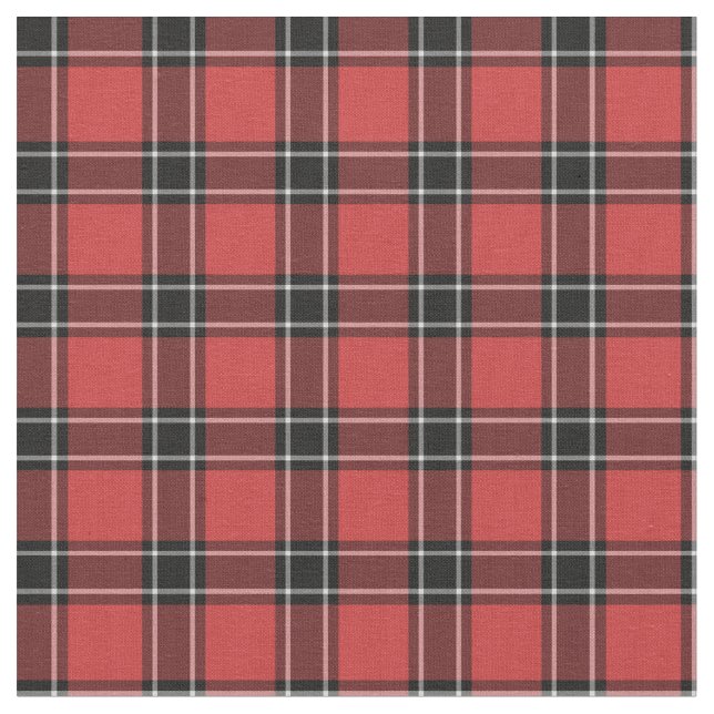 Dunbar Scotland District Tartan Fabric (Close Up)