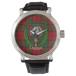 Dunbar Scottish Clan Tartan and Crest Watch