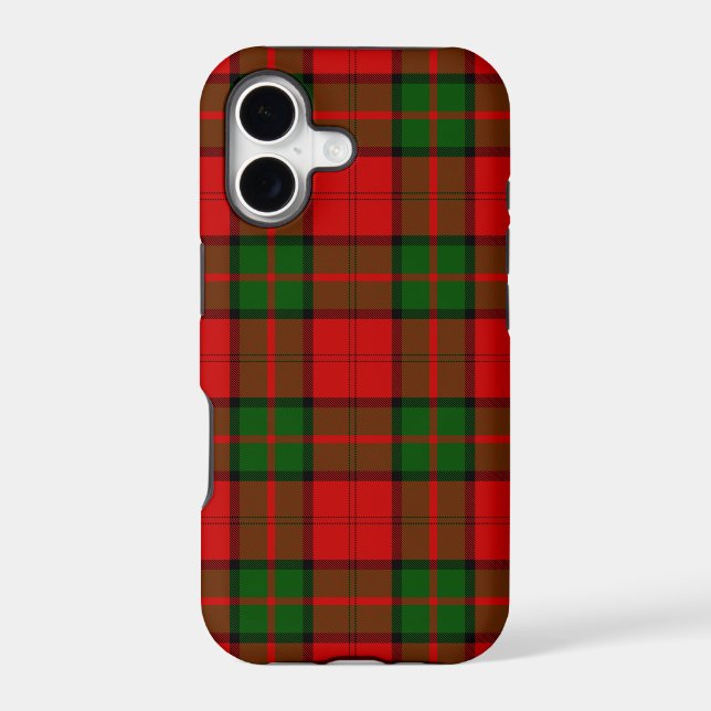 Dunbar tartan red green plaid (Back)