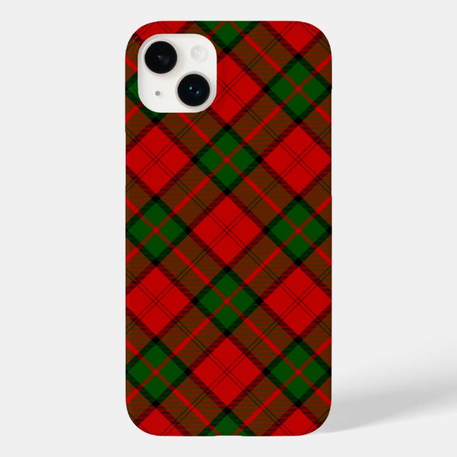 Dunbar tartan red green plaid Case-Mate iPhone case (Back)