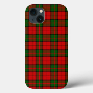 Dunbar tartan red green plaid iPhone 13 case