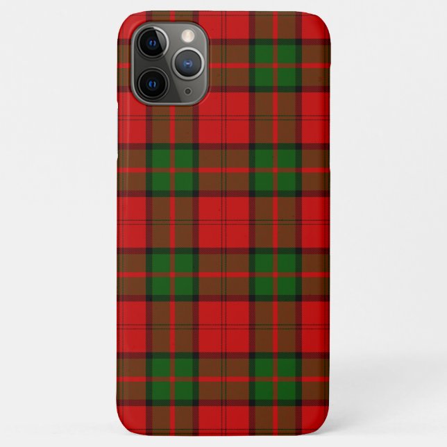 Dunbar tartan red green plaid Case-Mate iPhone case (Back)