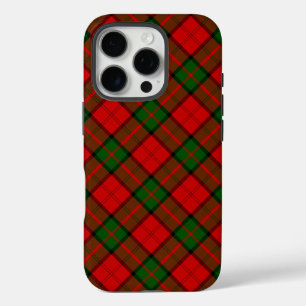 Dunbar tartan red green plaid iPhone 16 pro case