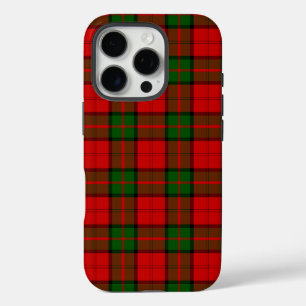 Dunbar tartan red green plaid iPhone 16 pro case