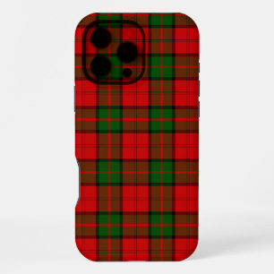 Dunbar tartan red green plaid iPhone 16 pro max case