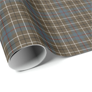 Duncan Clan Weathered Tartan Wrapping Paper