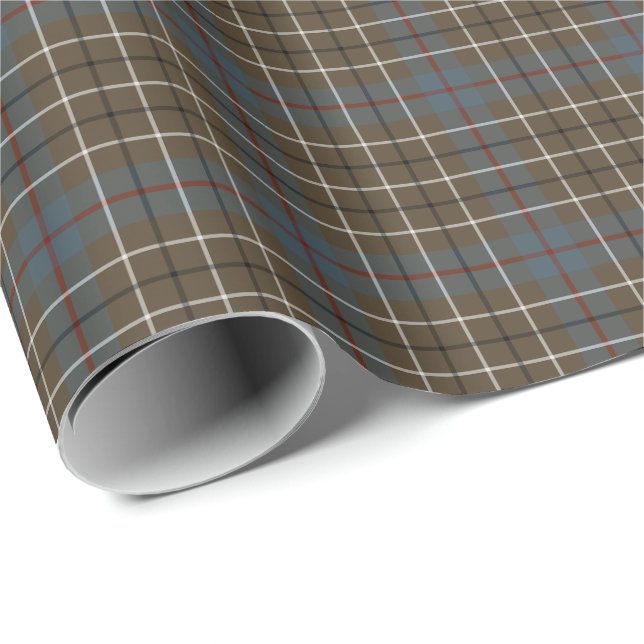 Duncan Clan Weathered Tartan Wrapping Paper (Roll Corner)