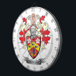 Duncan Family Crest Coat of Arms Dartboard<br><div class="desc">Duncan family crest and Scottish Duncan coat of arms. For men with the Duncan surname,  and for women with the Duncan last name. Click 'Duncan Family Crest' to see all our designs featuring the Duncan family name.</div>