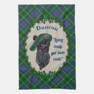 Duncan Scottie Dog Kitchen Towel