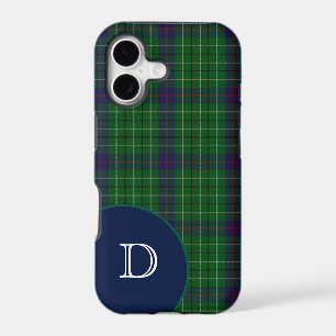 Duncan Tartan Plaid Monogram iPhone 5S Case