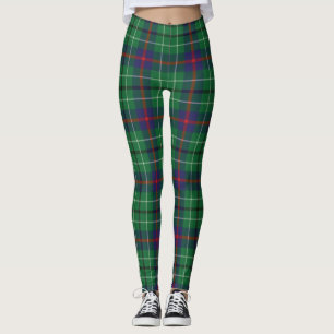 Duncan Tartan Scottish Clan Plaid Pattern Leggings