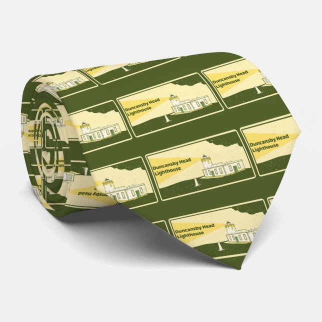 Duncansby Head Lighthouse Tie (Rolled)