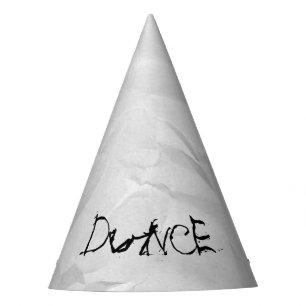 Dunce cap grunge crumpled party humor Party Hat