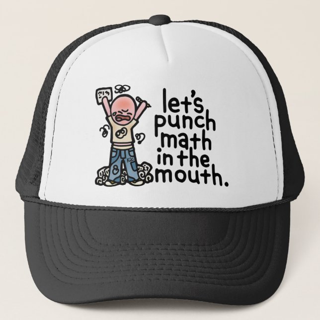 dunce cap. trucker hat (Front)