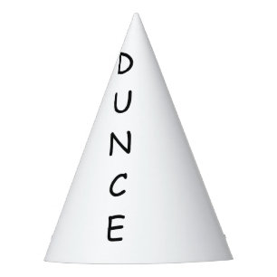 Dunce hat party humour for birthdays or parties