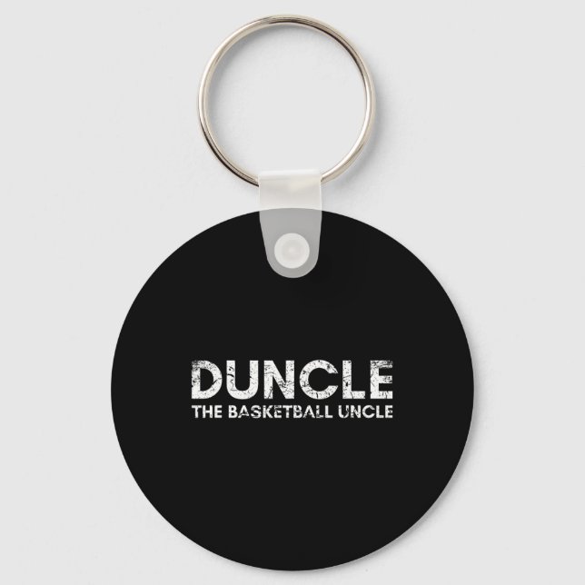 Duncle Basketball Uncle  Key Ring (Front)