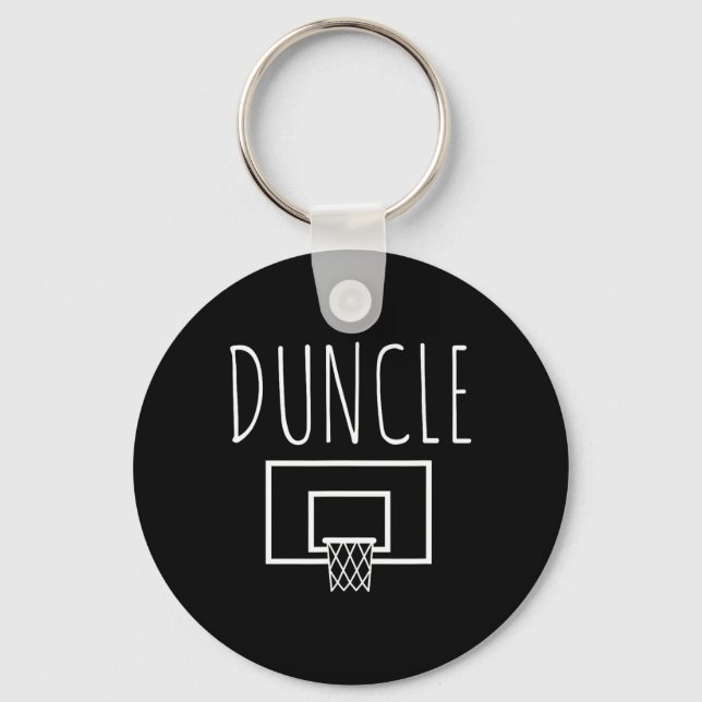 Duncle Fun Bysketbyll Uncle  Key Ring (Front)