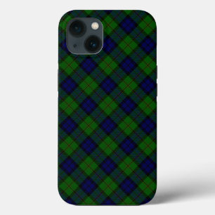 Dundas tartan blue green plaid iPhone 13 case