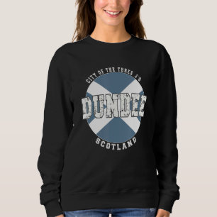Dundee Scotland  Vintage Scottish flag Sweatshirt