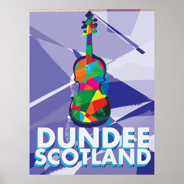 Dundee Vintage Travel poster (Front)