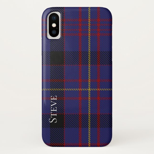 Dundonald Tartan Plaid iPhone X Case (Back)