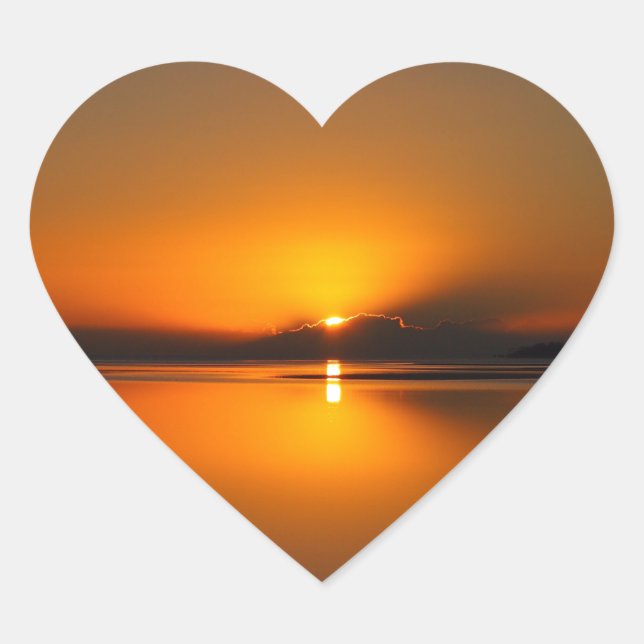 Dundowran Beach sunrise sticker (Front)