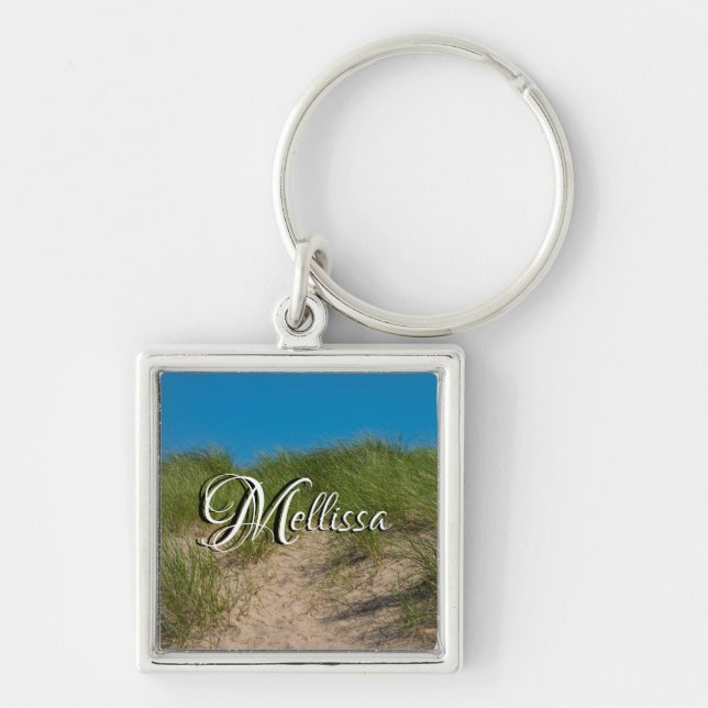 Dune And Oats with Name Keychain (Front)