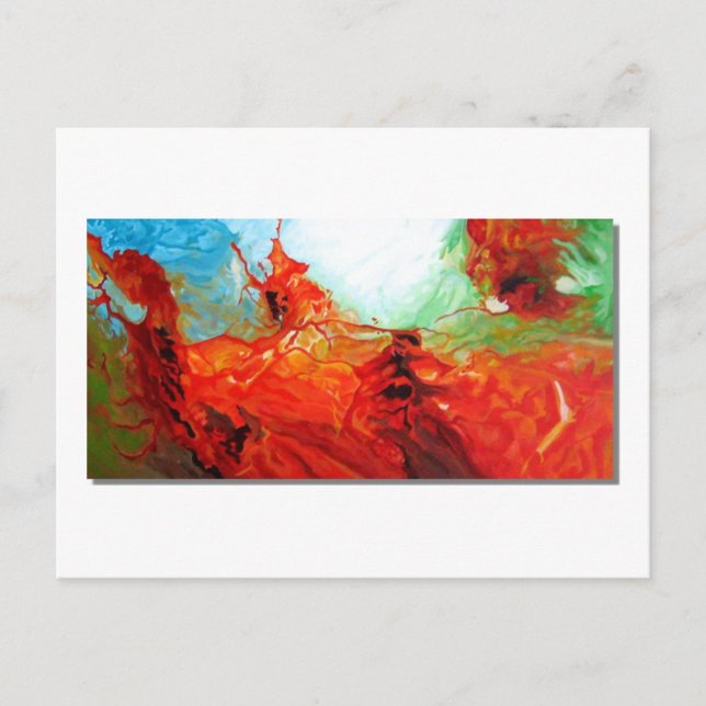 Dune Art - Original Abstract Art Decorative Modern Postcard (Front)