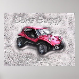 Dune Buggy Fever Poster