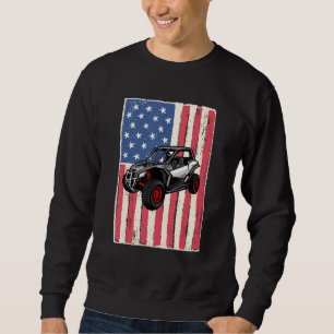 Dune buggy for men american flag patriotic sweatshirt