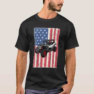Dune buggy for men american flag patriotic T-Shirt