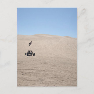Dune Buggy in Sand Postcard