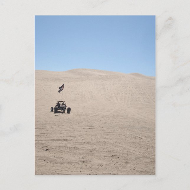 Dune Buggy in Sand Postcard (Front)