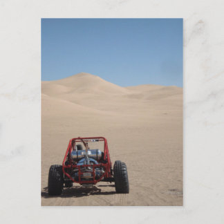 Dune Buggy in Sand Postcard
