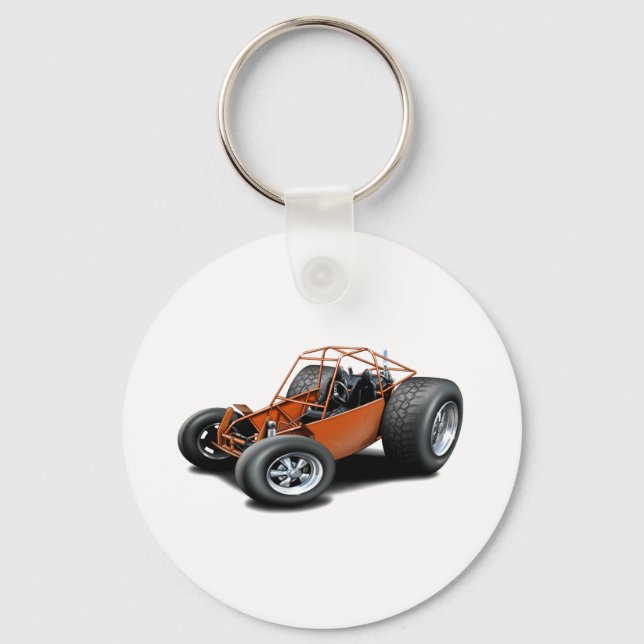 Dune Buggy orange Key Ring (Front)