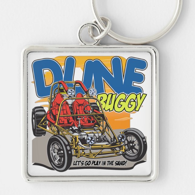 Dune Buggy Play in the Sand Key Ring (Front)
