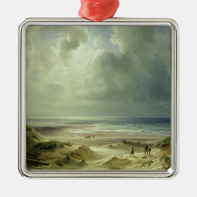 Dune by Hegoland, Tranquil Sea Metal Tree Decoration (Front)