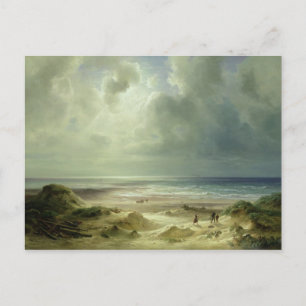 Dune by Hegoland, Tranquil Sea Postcard