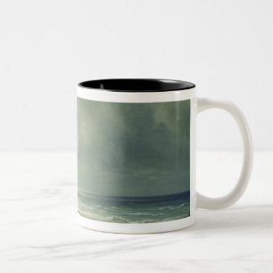 Dune by Hegoland, Tranquil Sea Two-Tone Coffee Mug