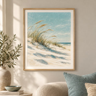 Dune Grass Ribbon Art Print
