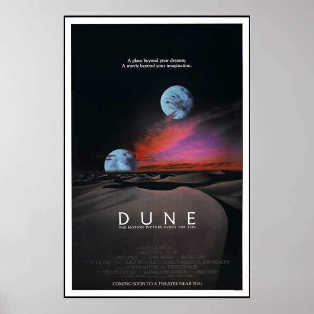 Dune movie poster (Front)