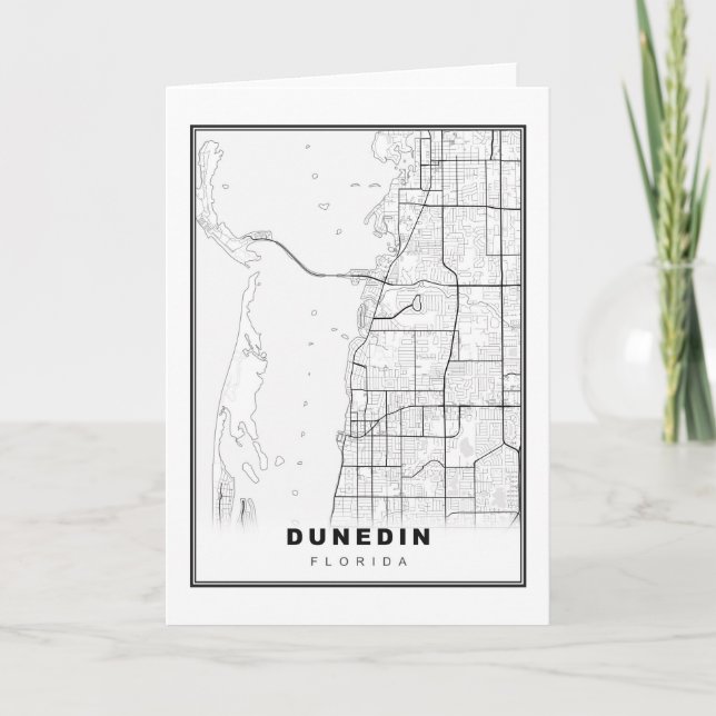 Dunedin Map Card (Front)