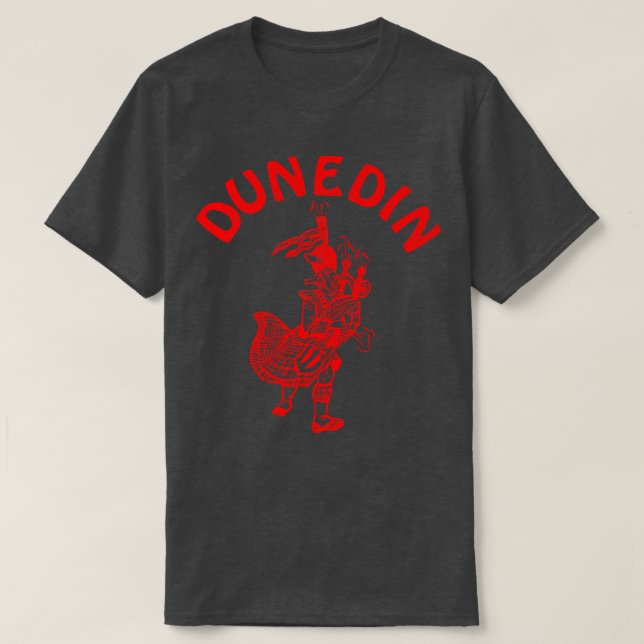 Dunedin New Zealand Retro Tourist Souvenir T-Shirt (Design Front)