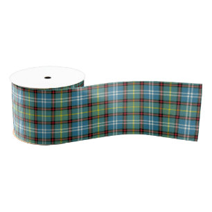 Dunedin New Zealand Tartan Plaid Grosgrain Ribbon