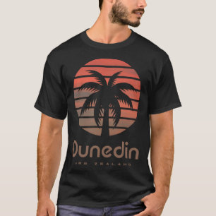Dunedin New Zealand Travel Holiday Souvenir Beach T-Shirt