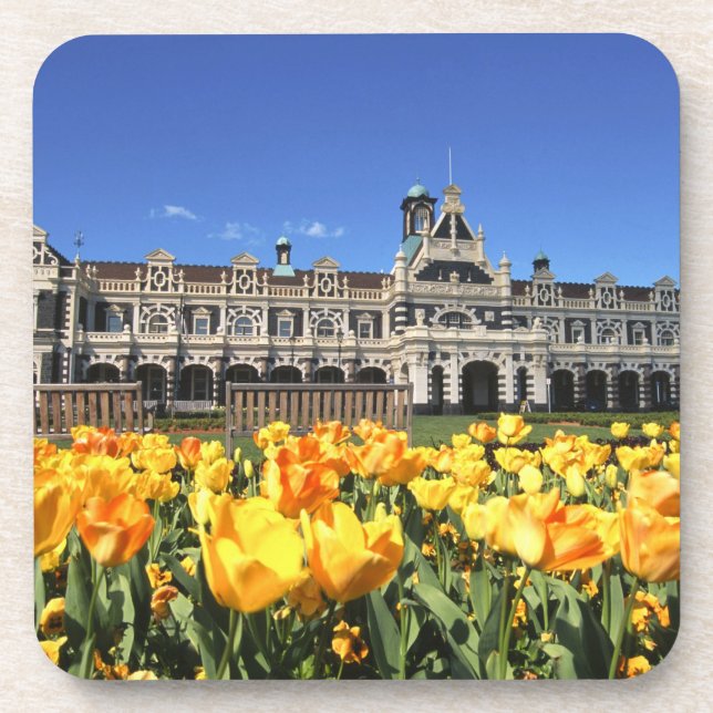 Dunedin Railway Station Coaster (Front)